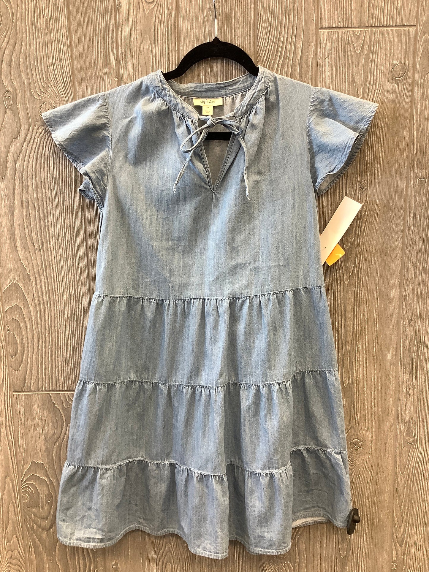 Dress Casual Short By Style And Company In Blue, Size: Sp