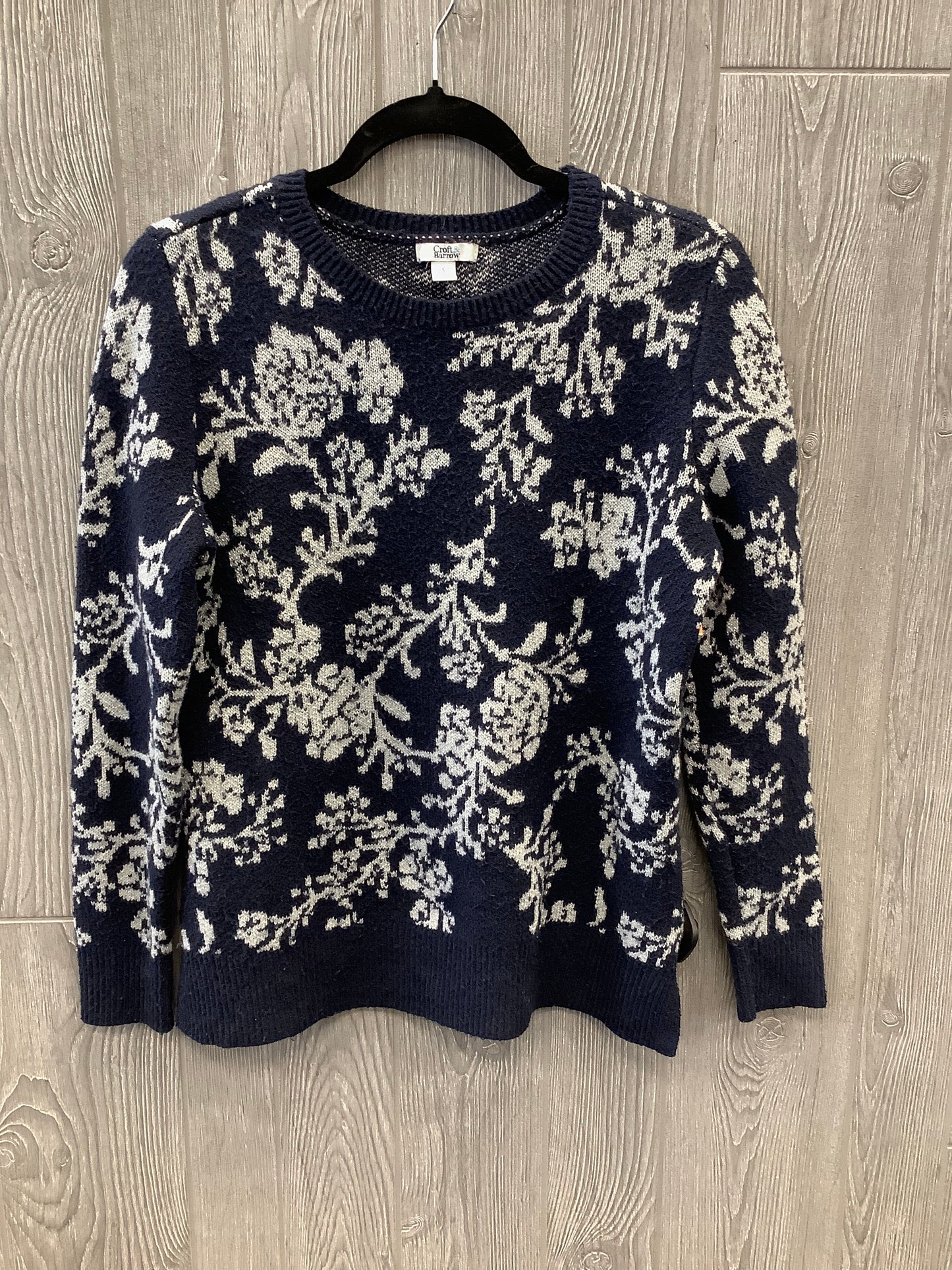 Sweater By Croft And Barrow In Blue, Size: S