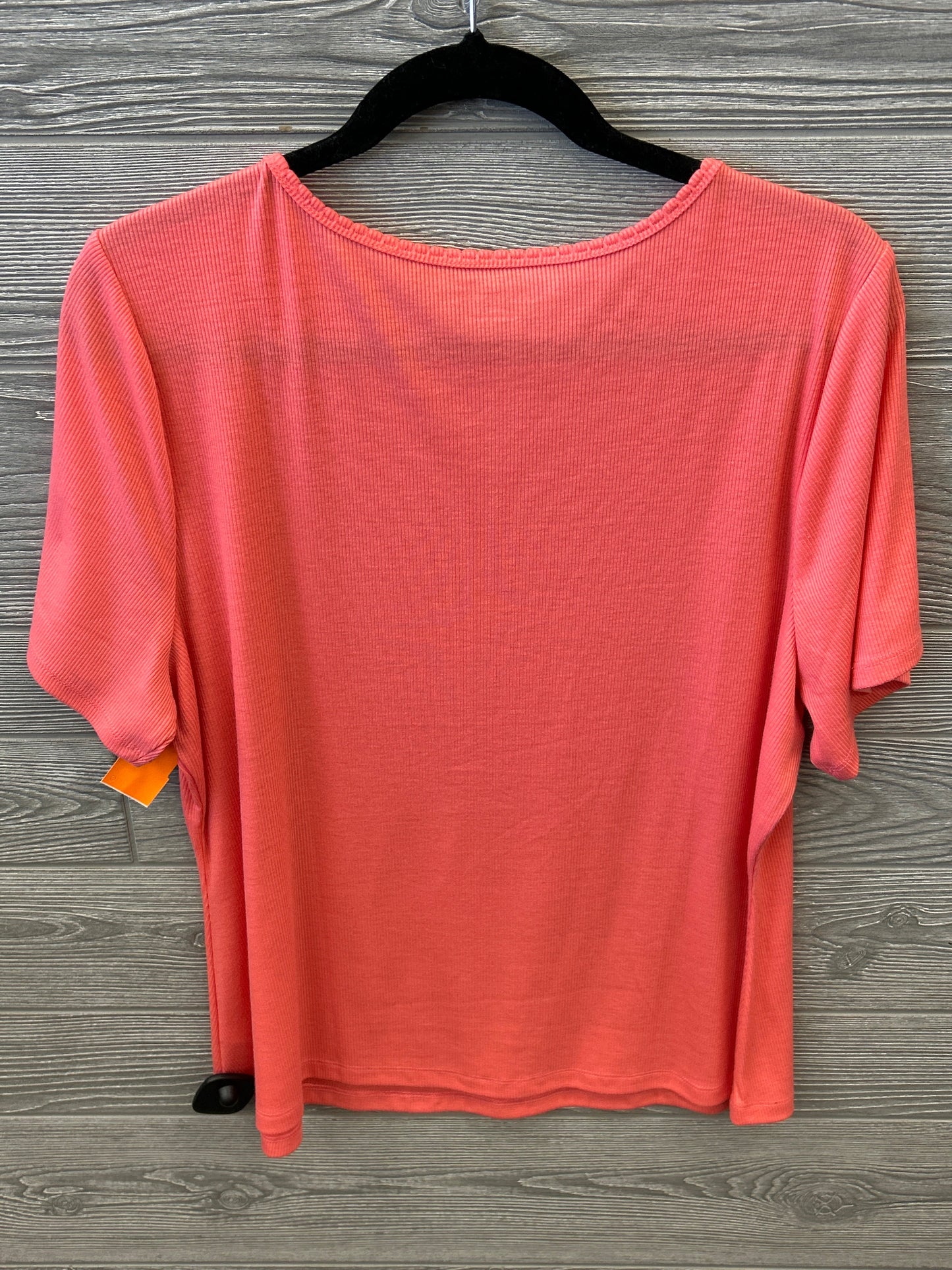 Top Short Sleeve By Lane Bryant In Pink, Size: Xxl