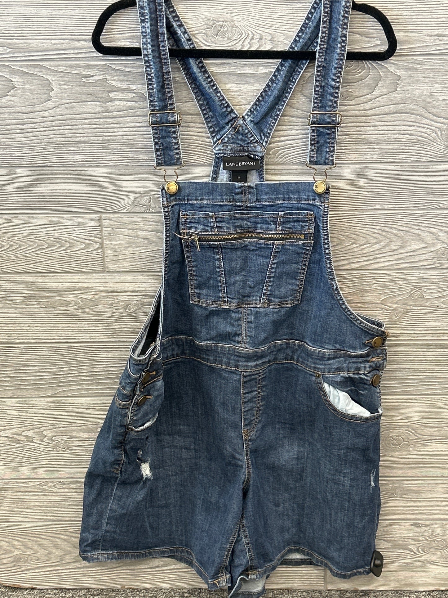 Shortalls By Lane Bryant In Blue, Size: 2x