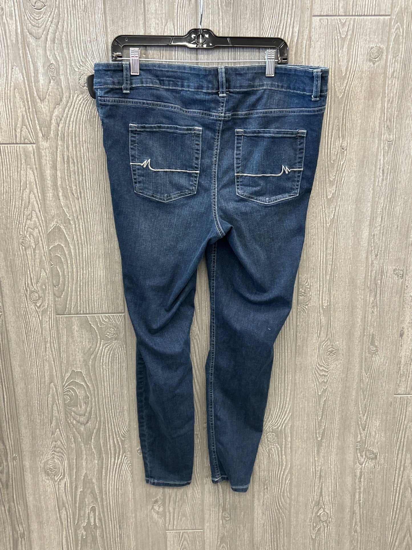 Jeans Straight By Maurices In Blue, Size: 16