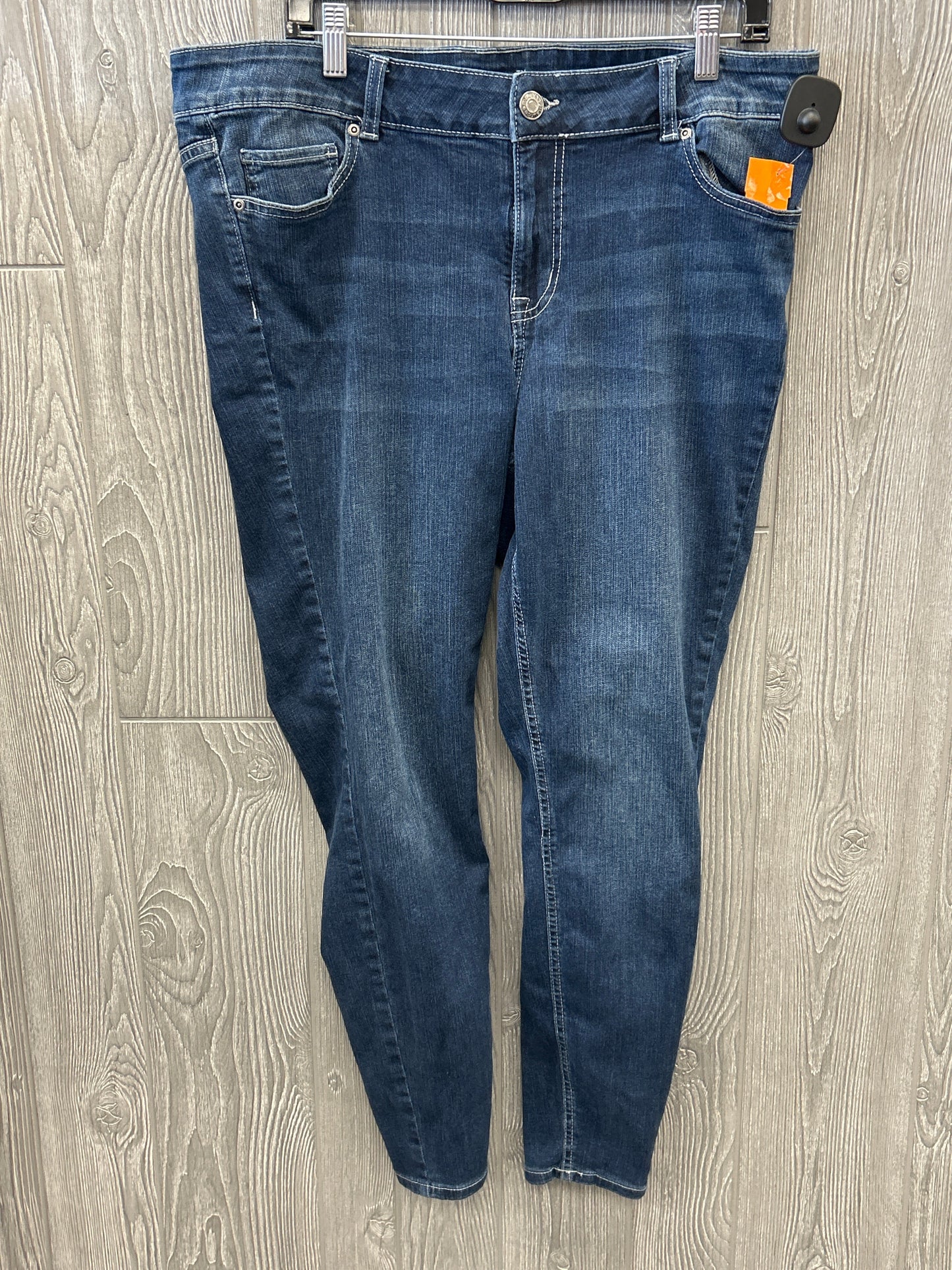 Jeans Straight By Maurices In Blue, Size: 16