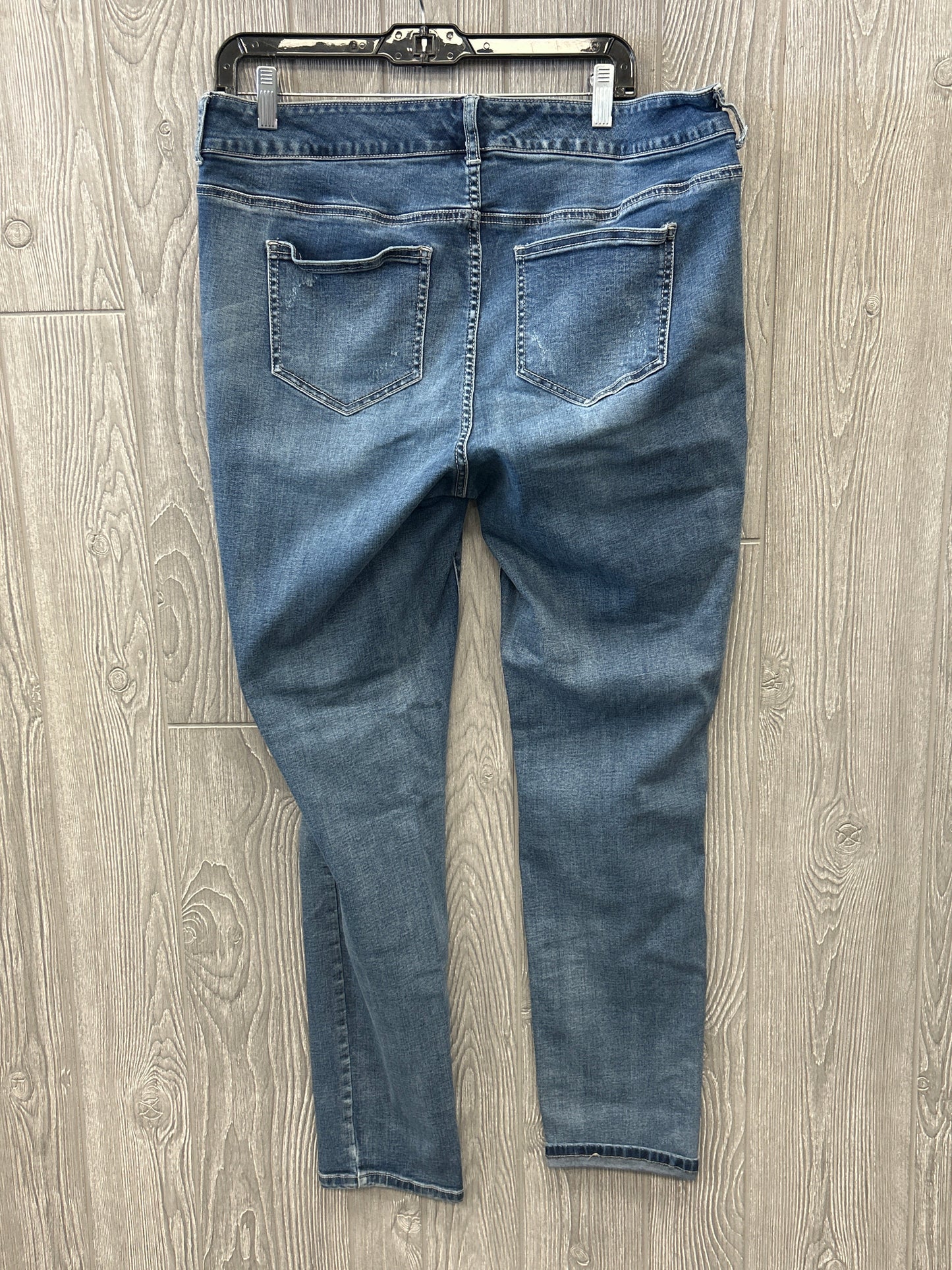 Jeans Straight By Maurices In Blue, Size: 16