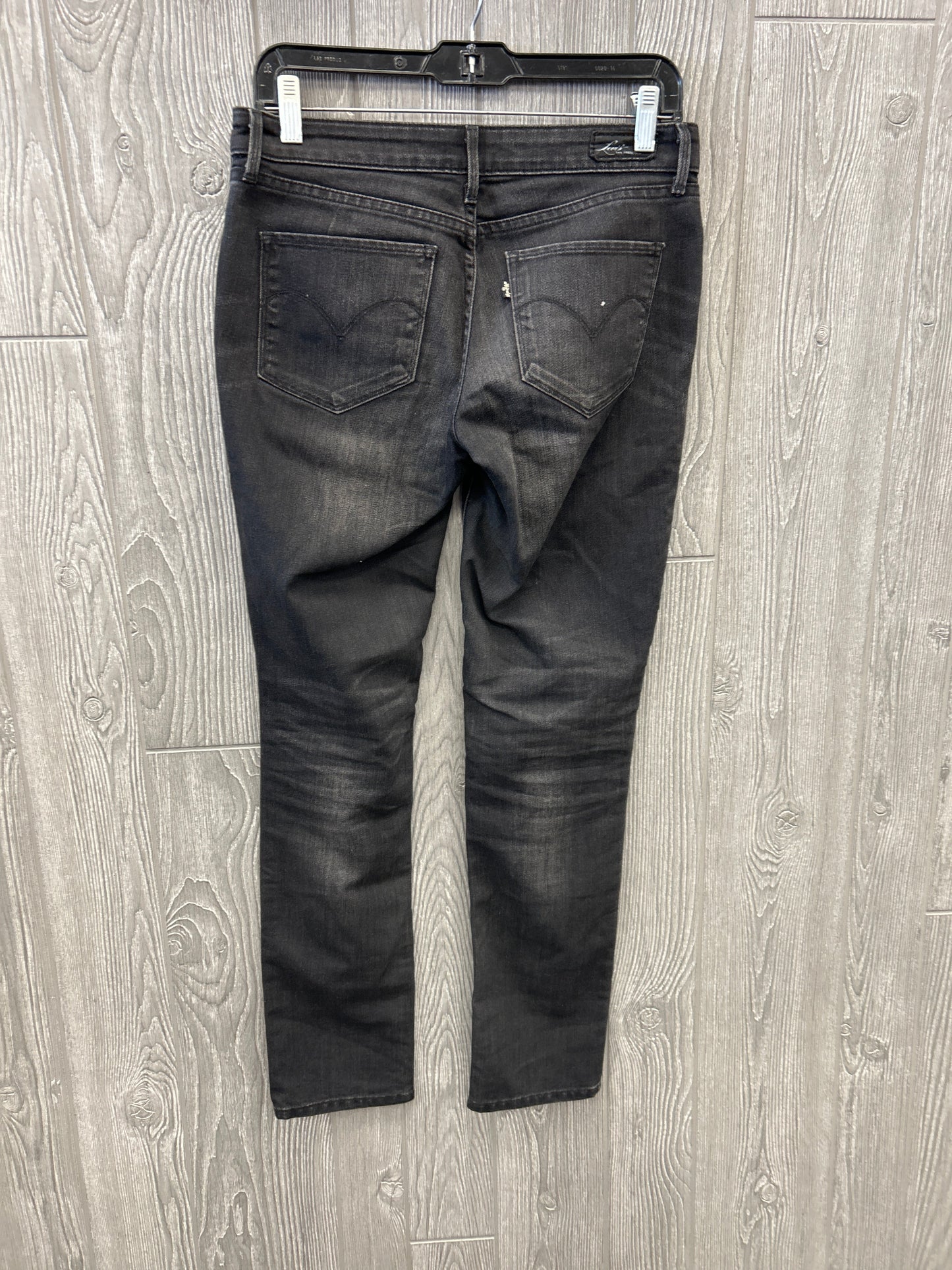 Jeans Skinny By Levis In Black, Size: 8