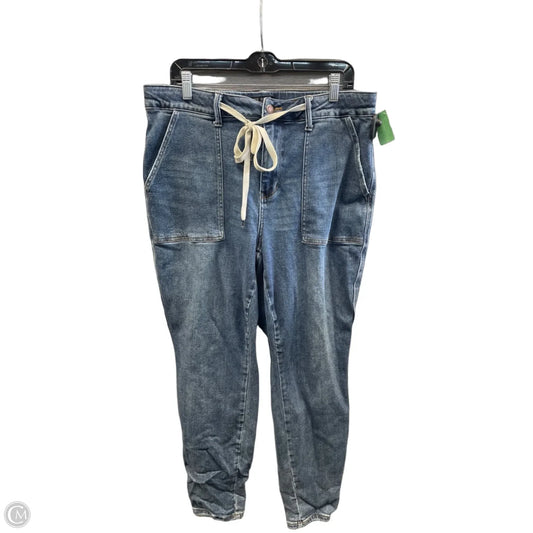 Jeans Skinny By Judy Blue In Blue Denim, Size: 16