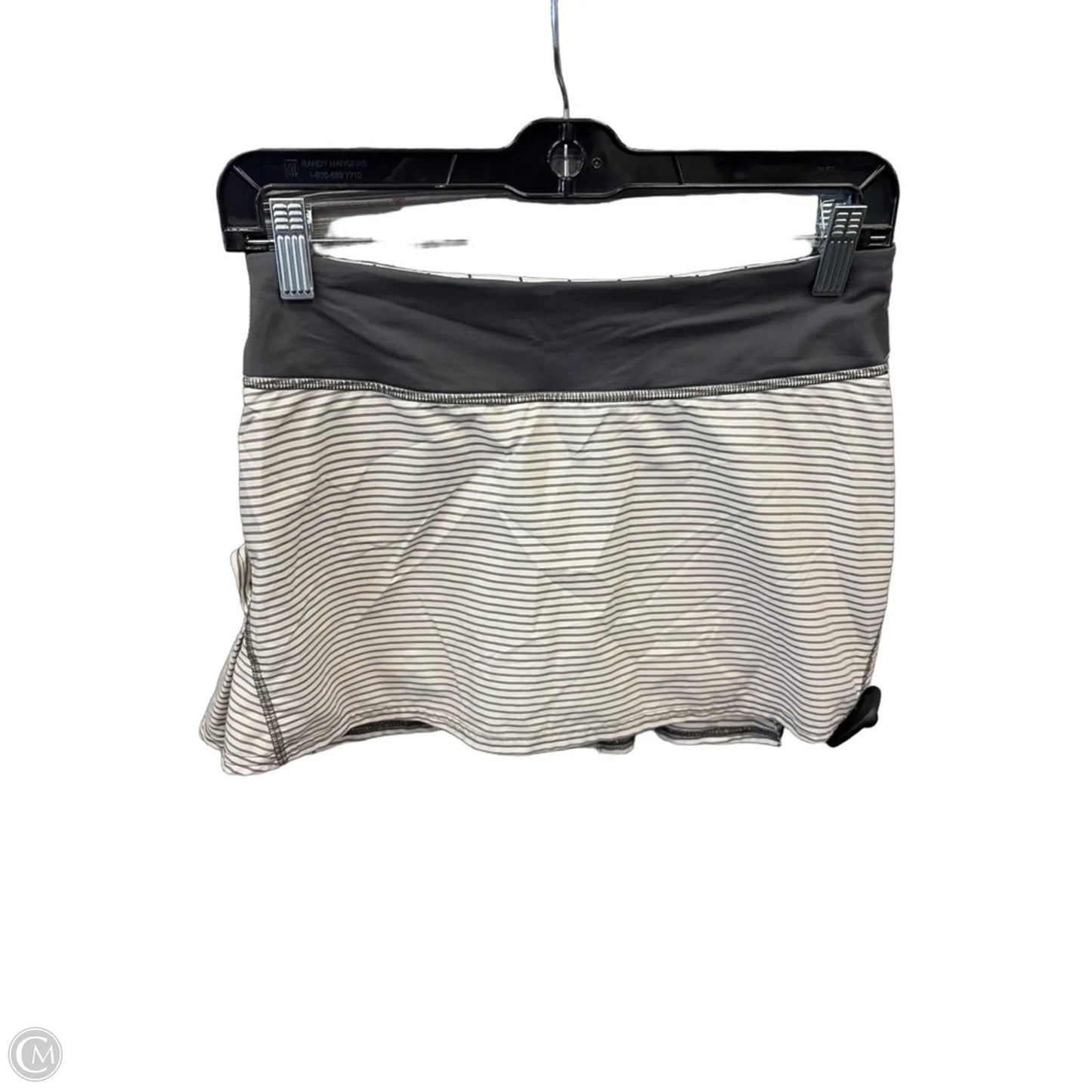 Athletic Skirt By Lululemon In Striped Pattern, Size: 6