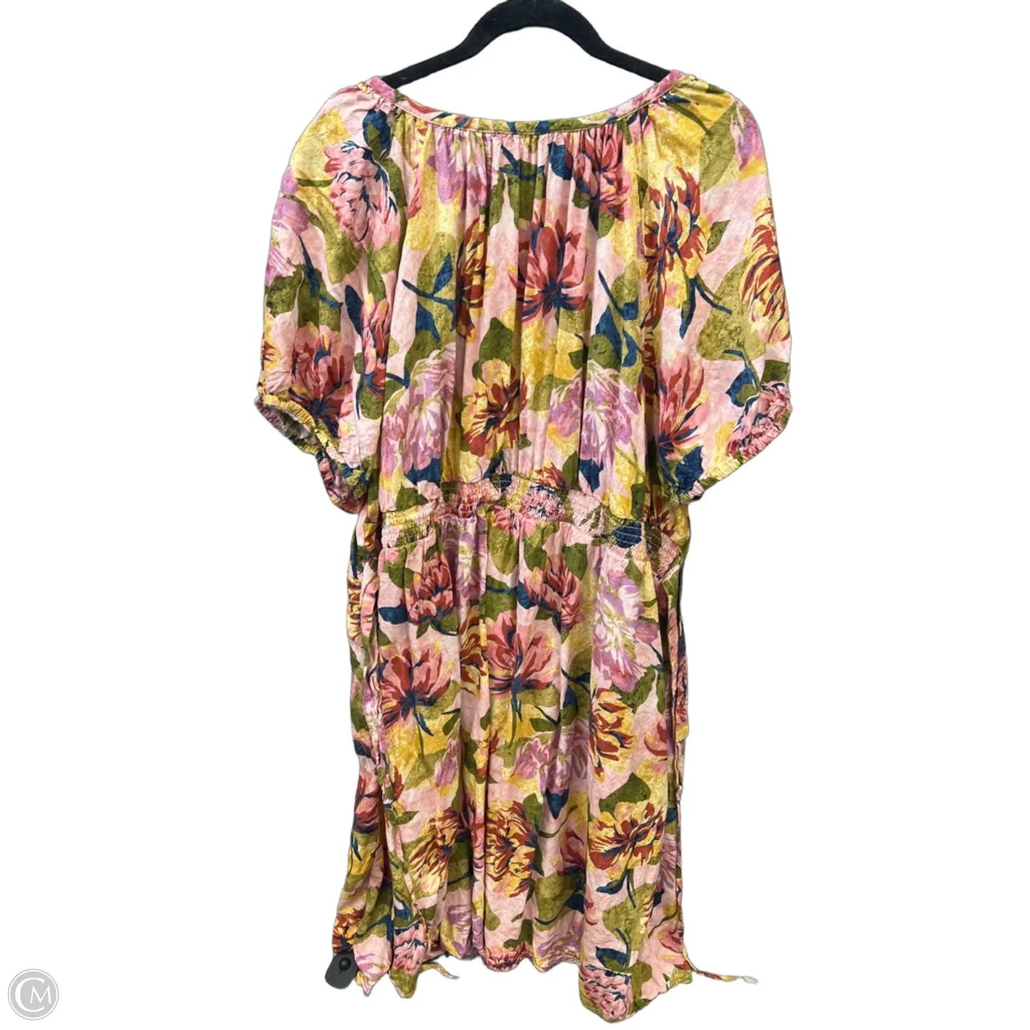 Dress Casual Midi By Terra & Sky In Floral Print, Size: 3x