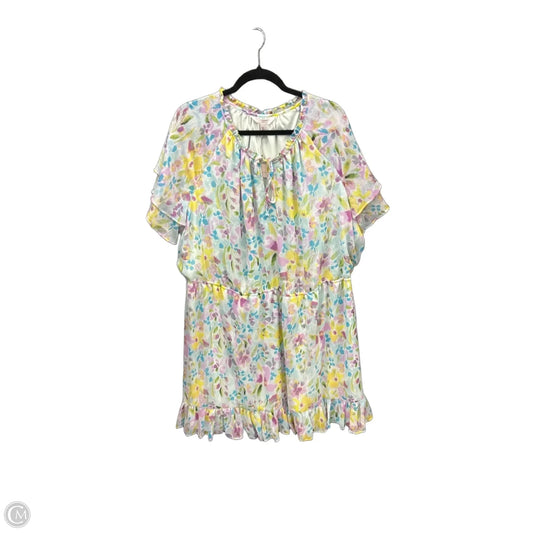 Dress Casual Midi By Lc Lauren Conrad In Blue, Size: 3x