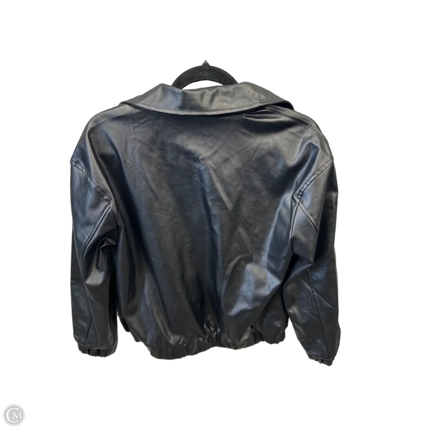 Jacket Leather By Express In Black, Size: S