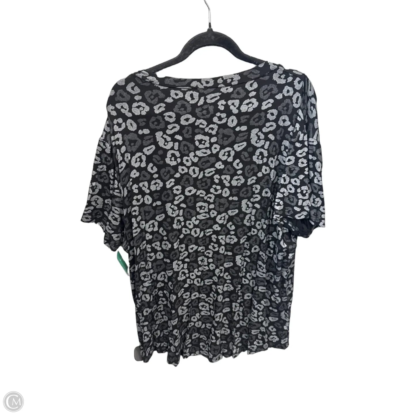 Top Short Sleeve By Crazy Train In Animal Print, Size: 3x