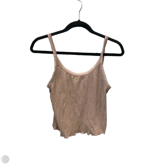 Top Sleeveless By Old Navy In Brown, Size: L