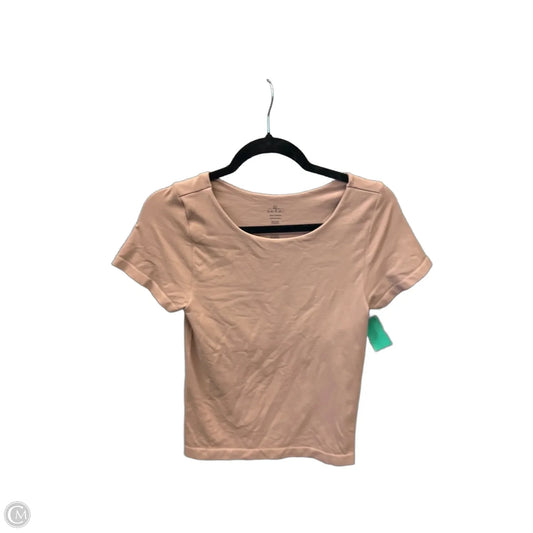 Top Short Sleeve Basic By Bke In Brown, Size: S