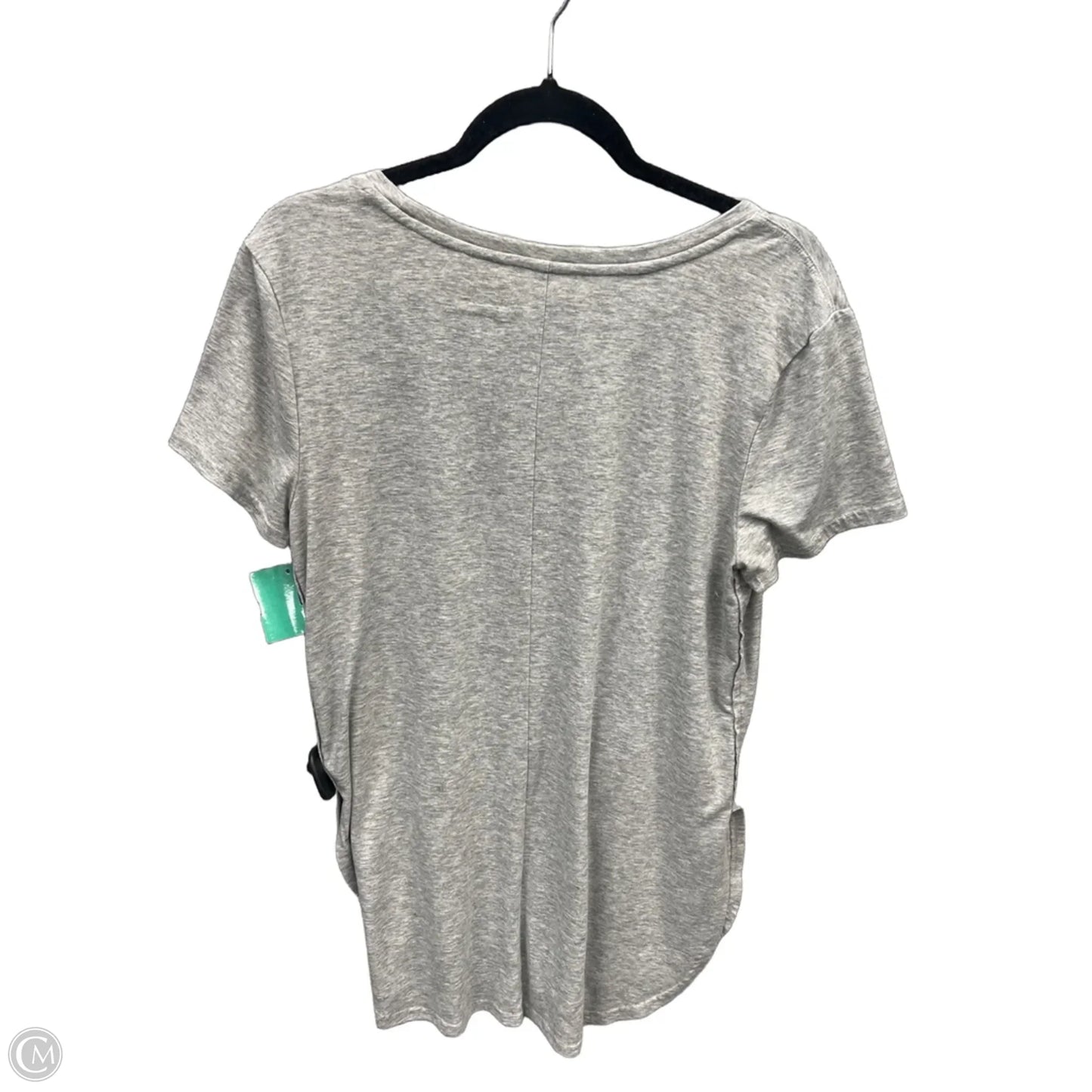 Athletic Top Short Sleeve By Tek Gear In Grey, Size: M