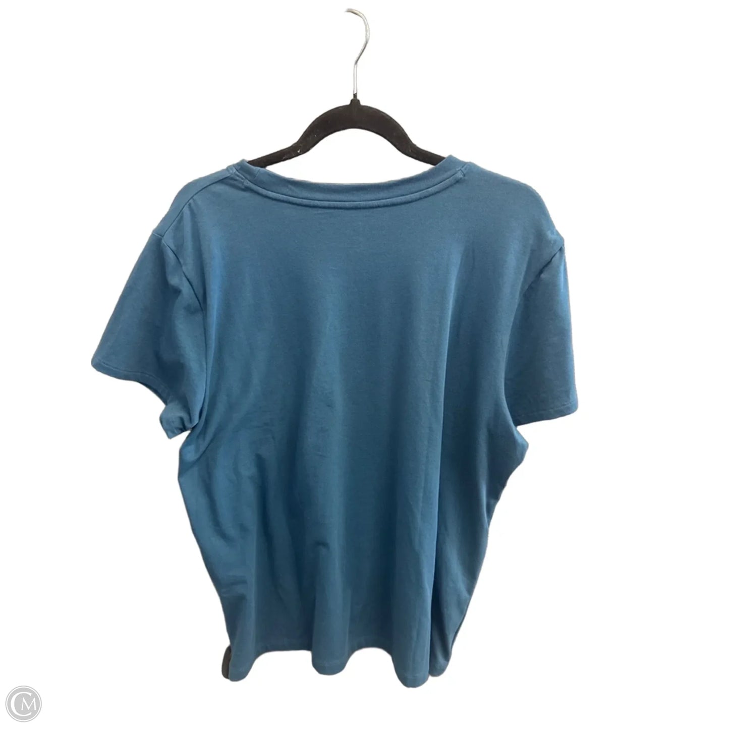 Top Short Sleeve By Under Armour In Blue, Size: Xl