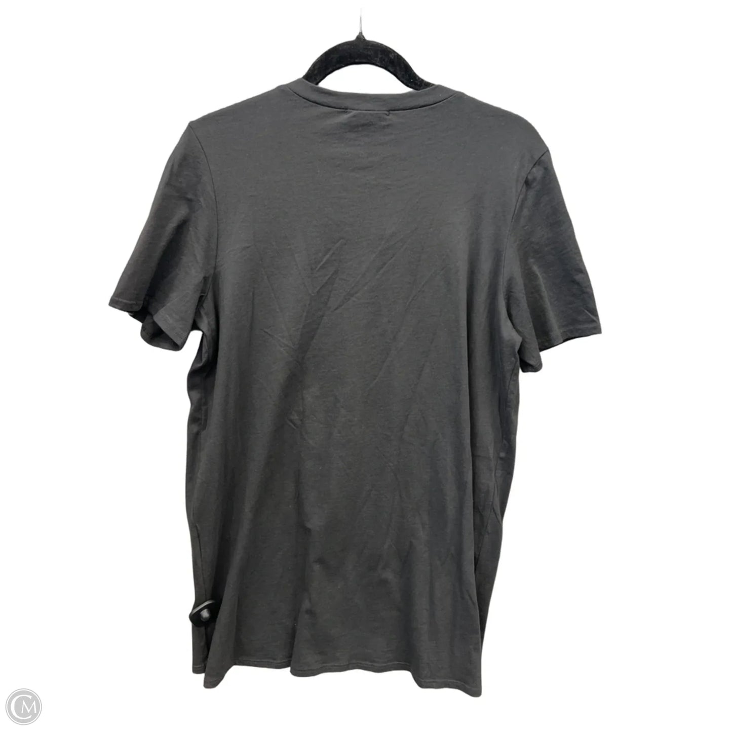 Top Short Sleeve By Clothes Mentor In Grey, Size: M
