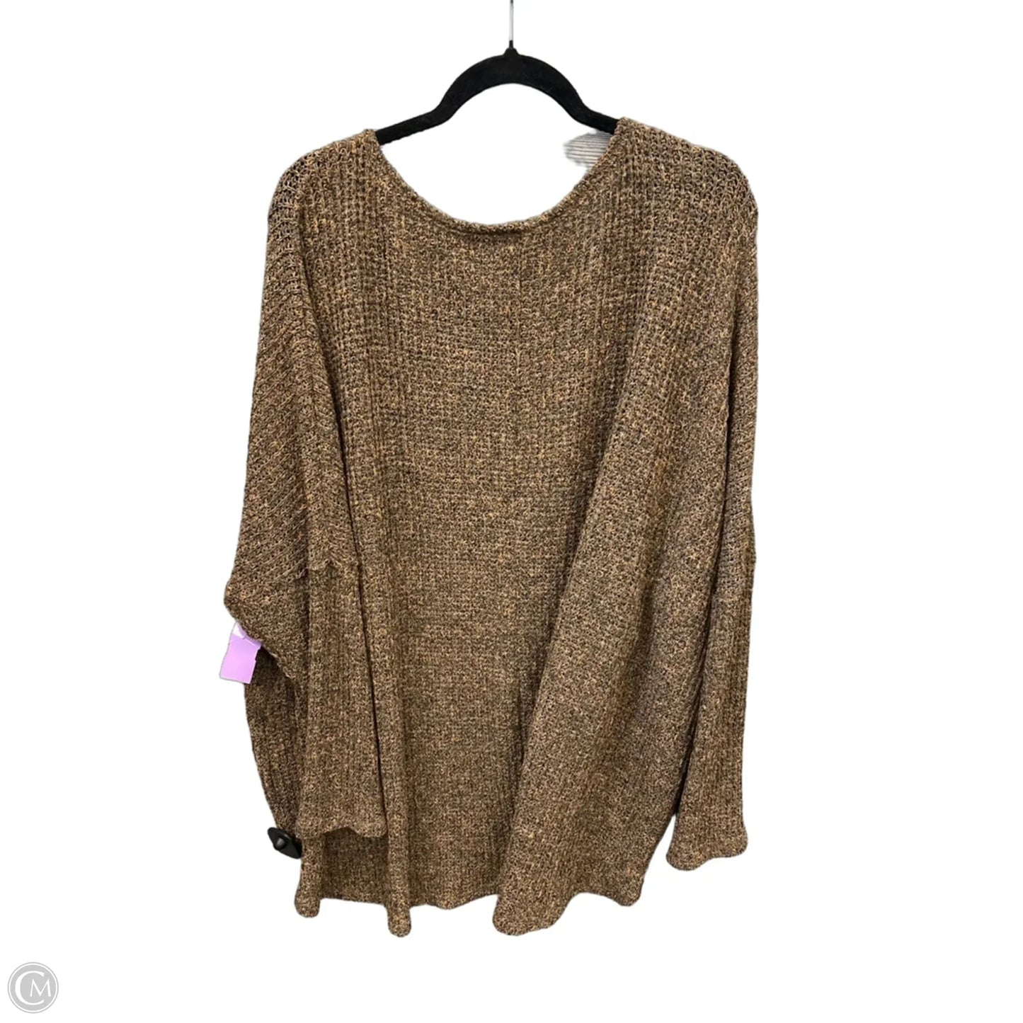 Top Long Sleeve By Clothes Mentor In Brown, Size: L