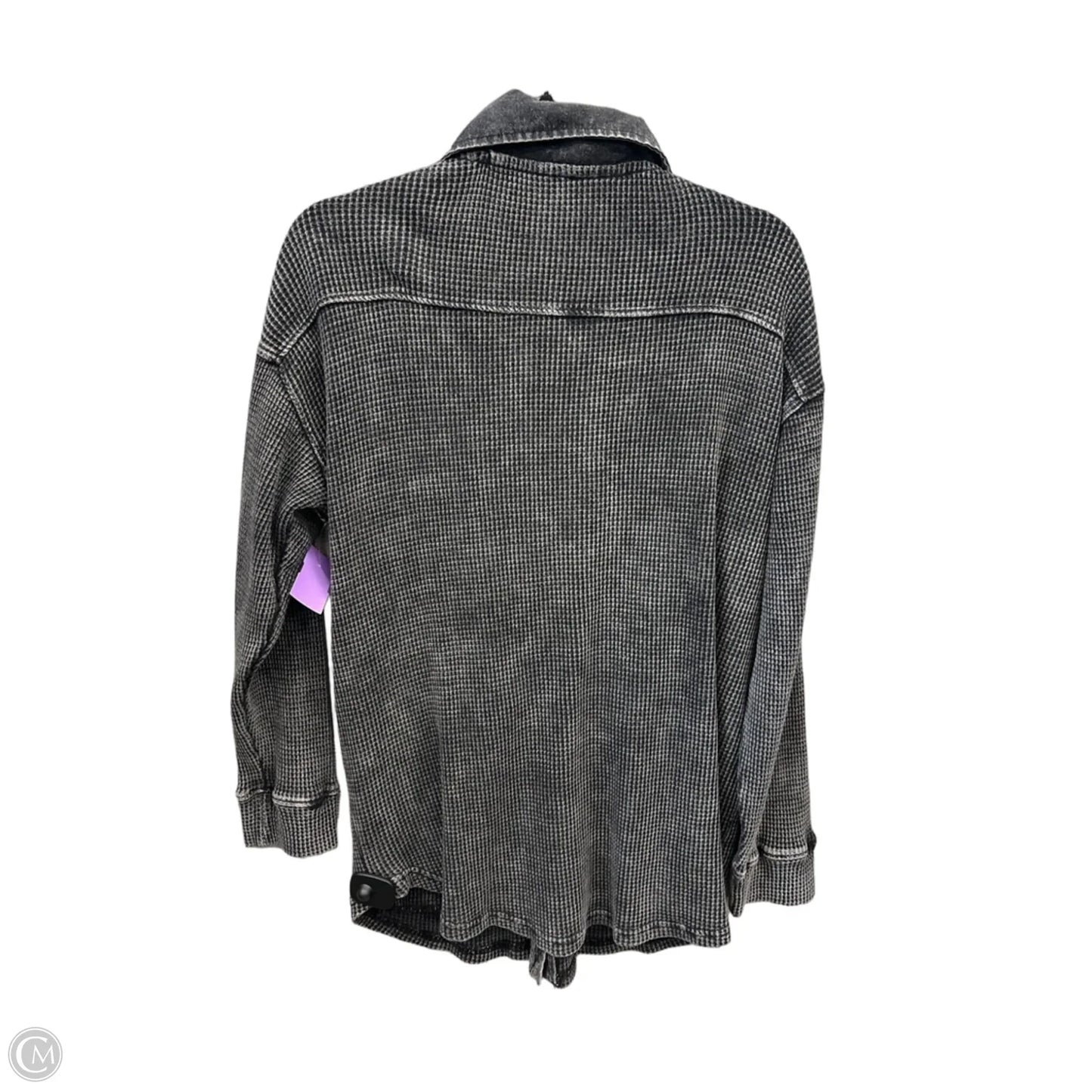 Top Long Sleeve By Mono B In Black, Size: M