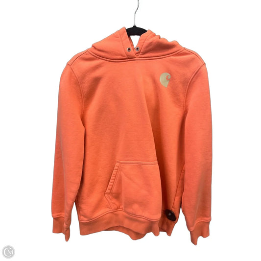 Sweatshirt Hoodie By Carhartt In Pink, Size: L