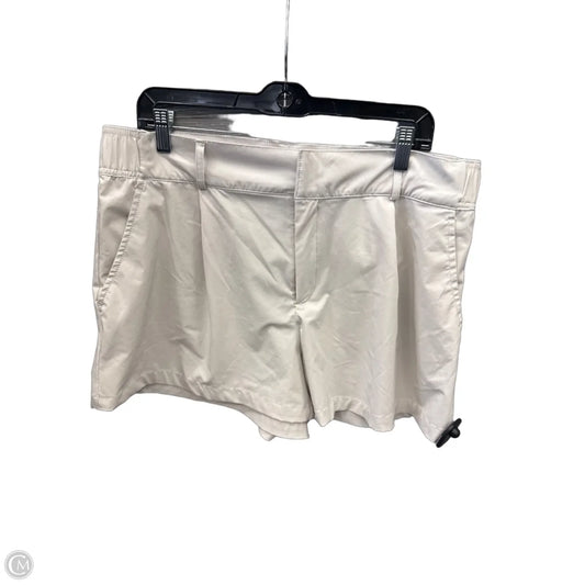 Athletic Shorts By Avia In Cream, Size: Xl