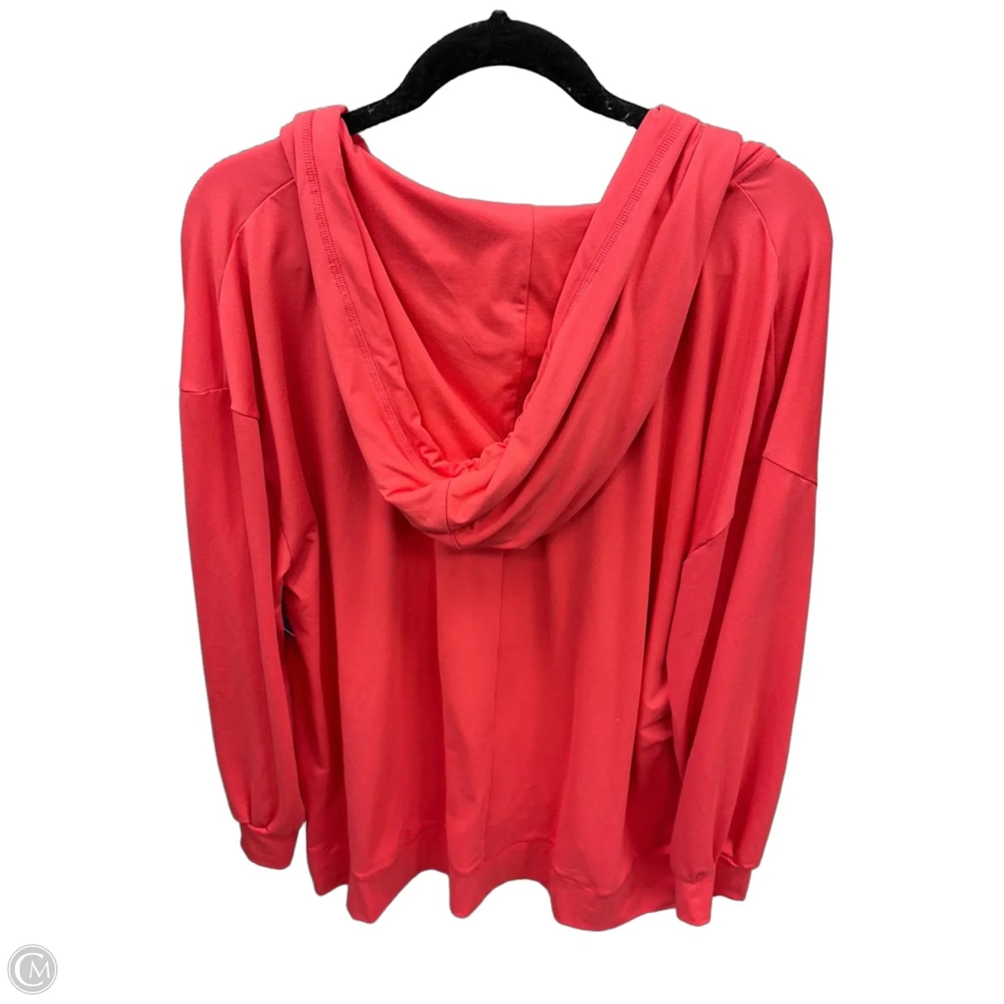 Athletic Sweatshirt Hoodie By Livi Active In Pink, Size: Xxl