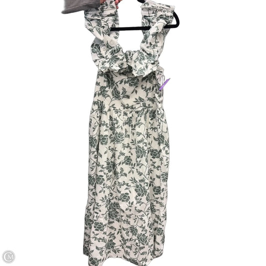 Dress Casual Maxi By Abercrombie And Fitch In Floral Print, Size: Xl