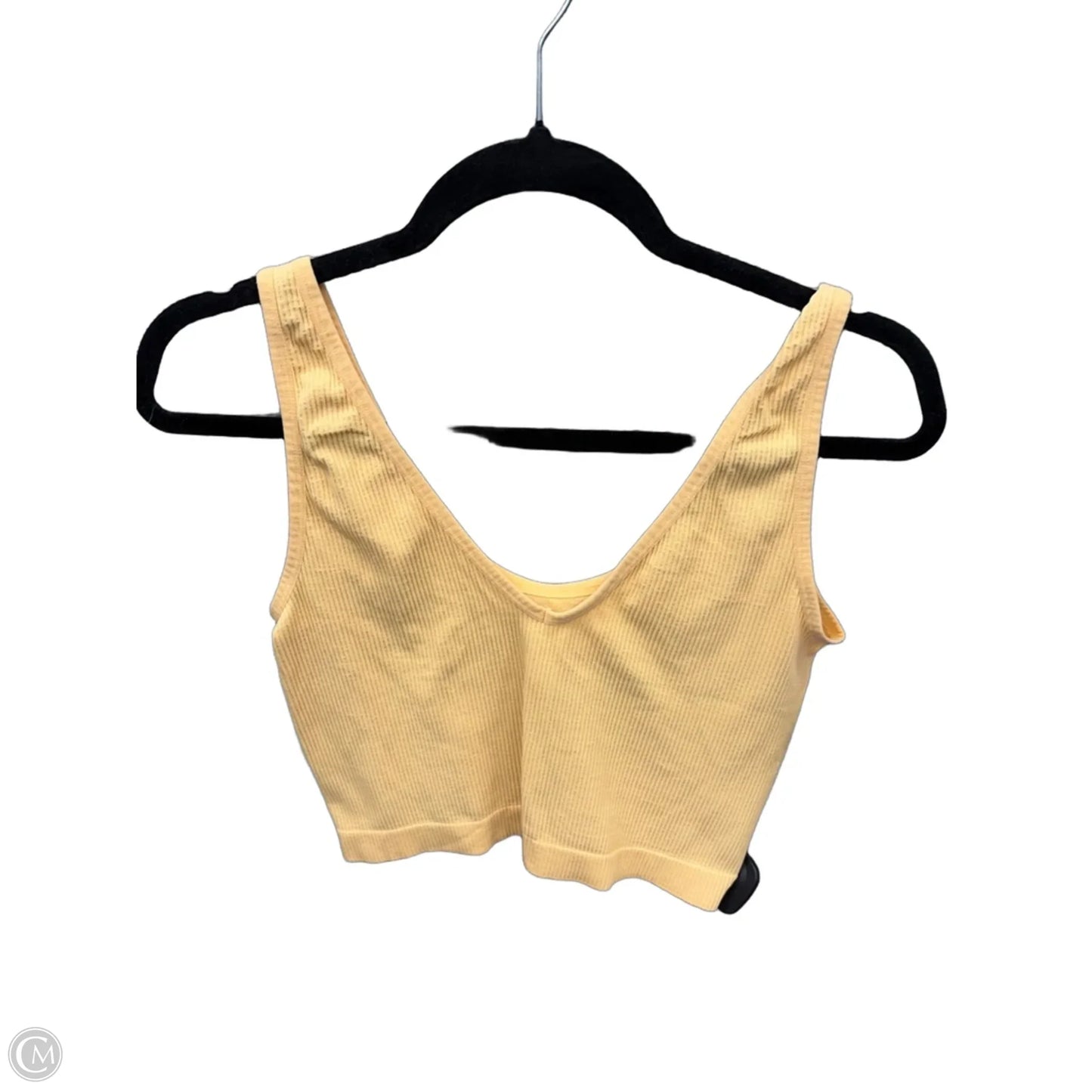 Top Sleeveless By Colsie In Yellow, Size: L