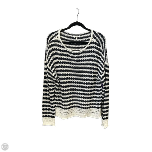 Sweater By Maurices In Striped Pattern, Size: L