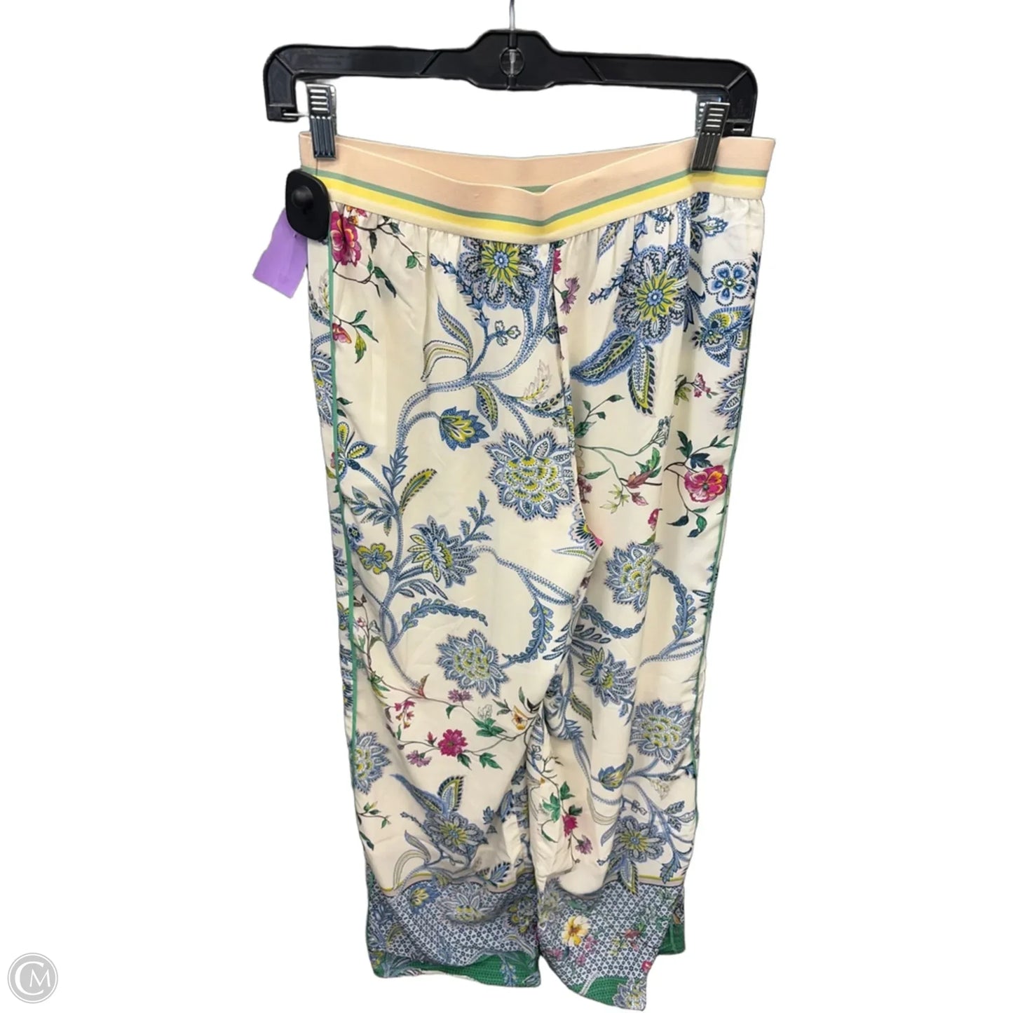 Pants Wide Leg By Caballero In Floral Print, Size: 4