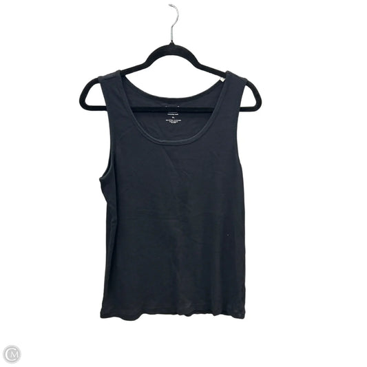 Top Sleeveless Basic By Sonoma In Black, Size: Xl