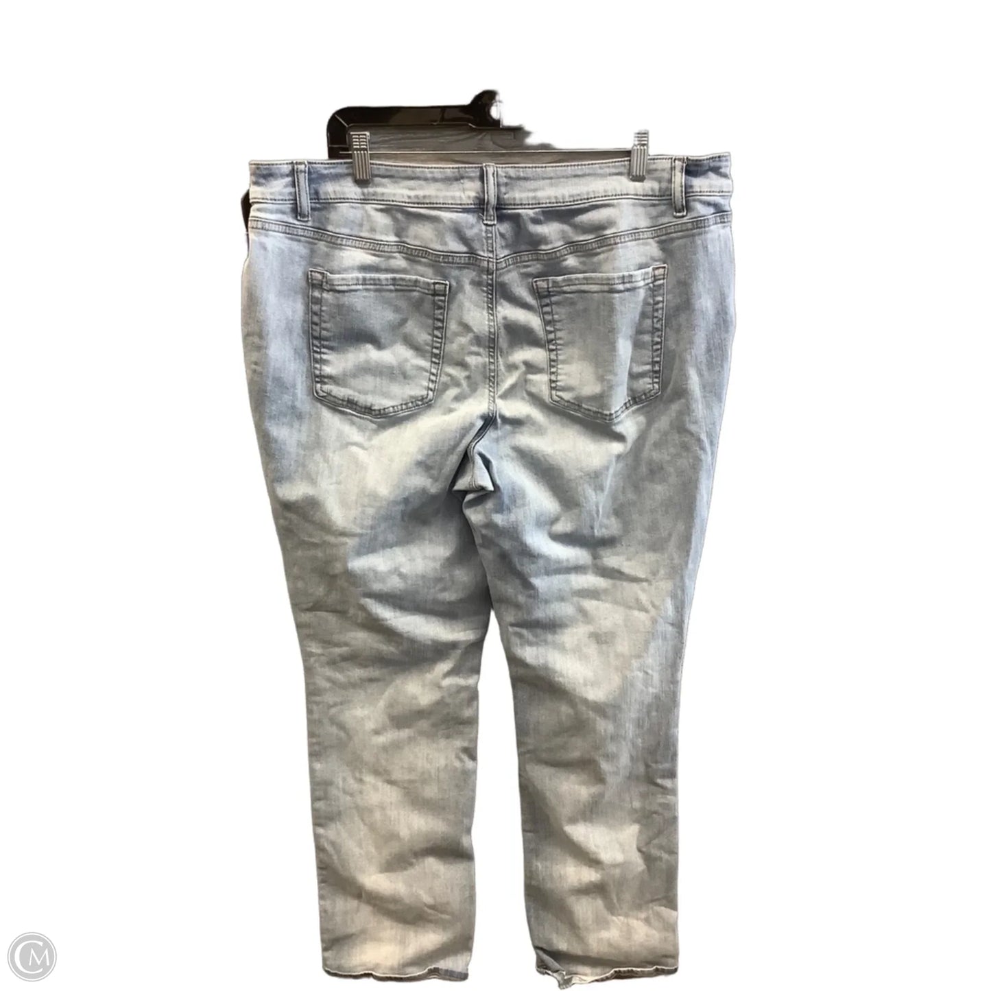 Jeans Straight By Maurices In Blue Denim, Size: 20