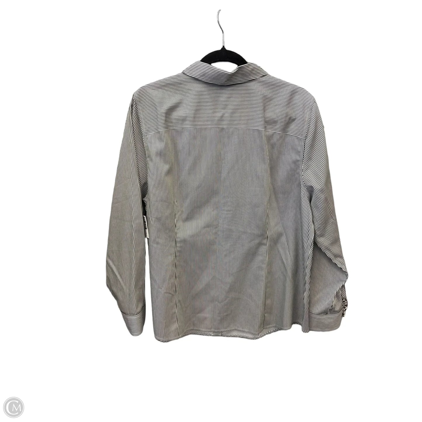 Top Long Sleeve By Chicos In Striped Pattern, Size: Xl
