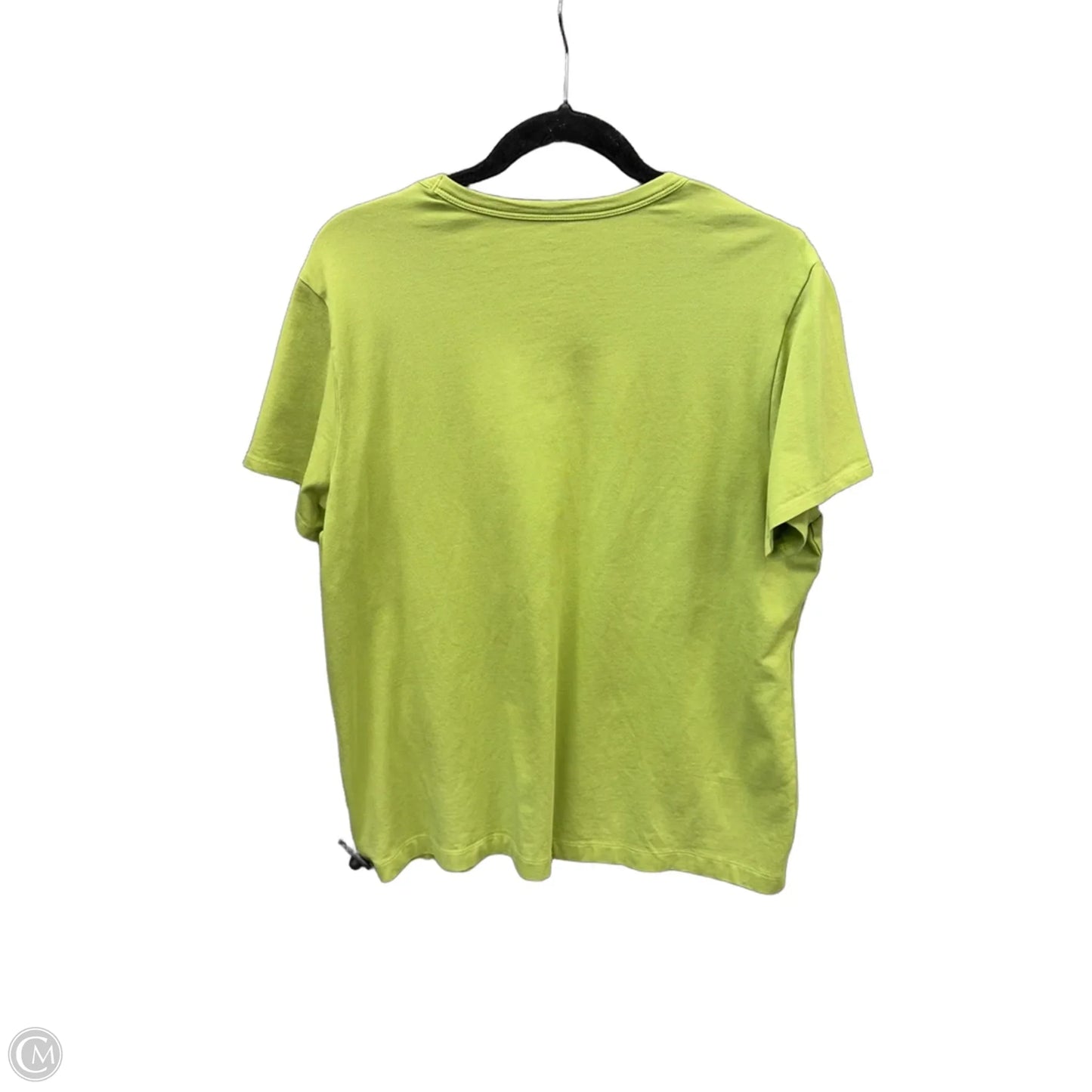 Top Short Sleeve By Chicos In Green, Size: Xl