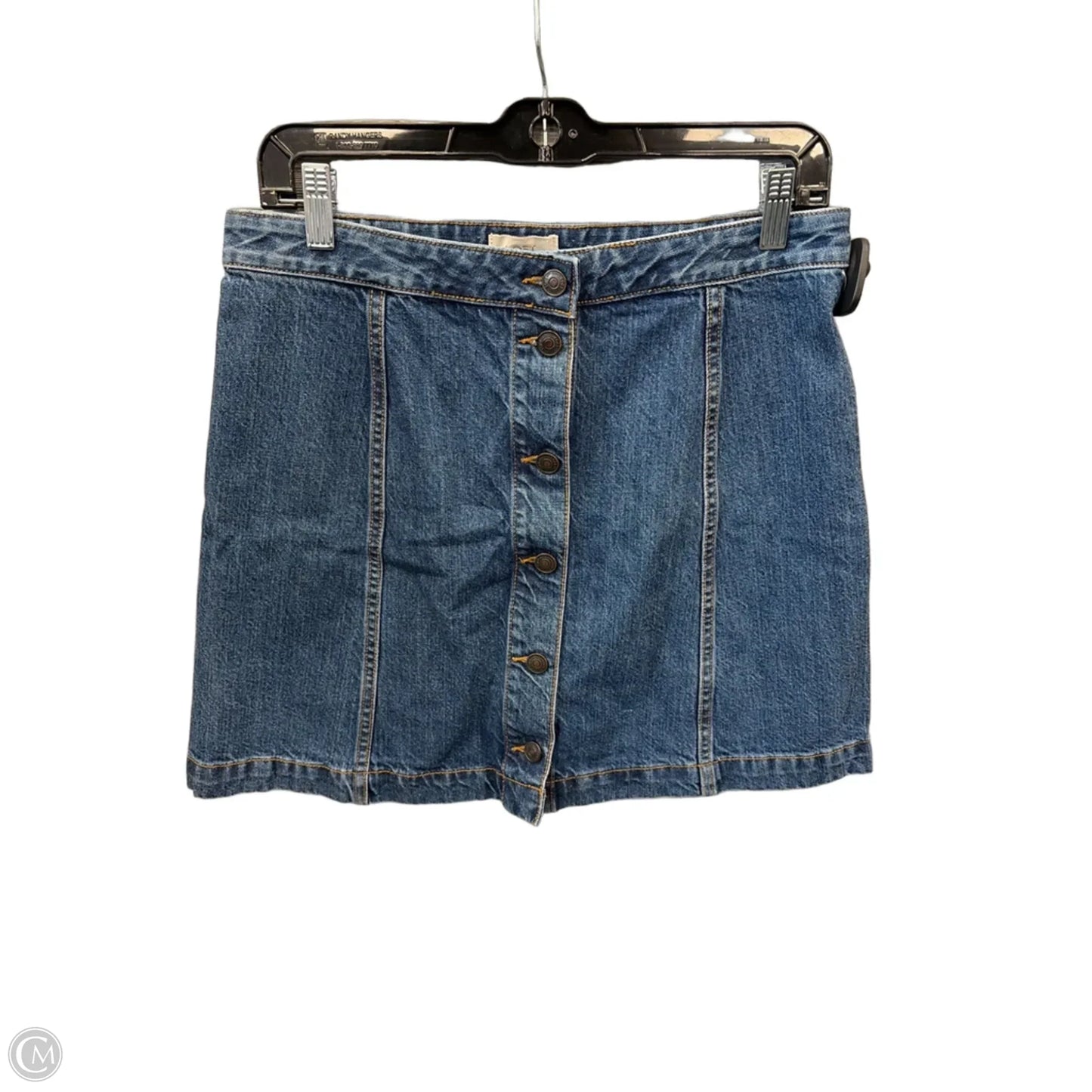 Skirt Mini & Short By Loft In Blue Denim, Size: 6