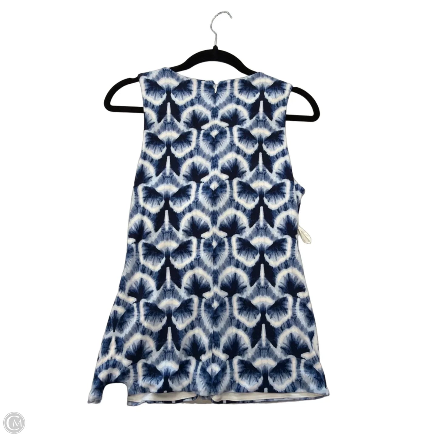Top Sleeveless By White And Warren In Blue, Size: M