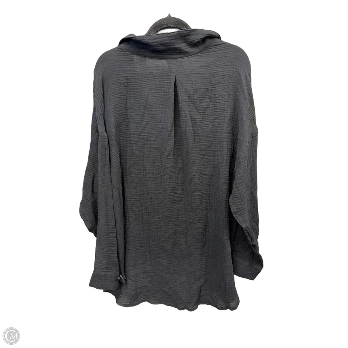 Top Long Sleeve By Shade & Shore In Black, Size: Xl