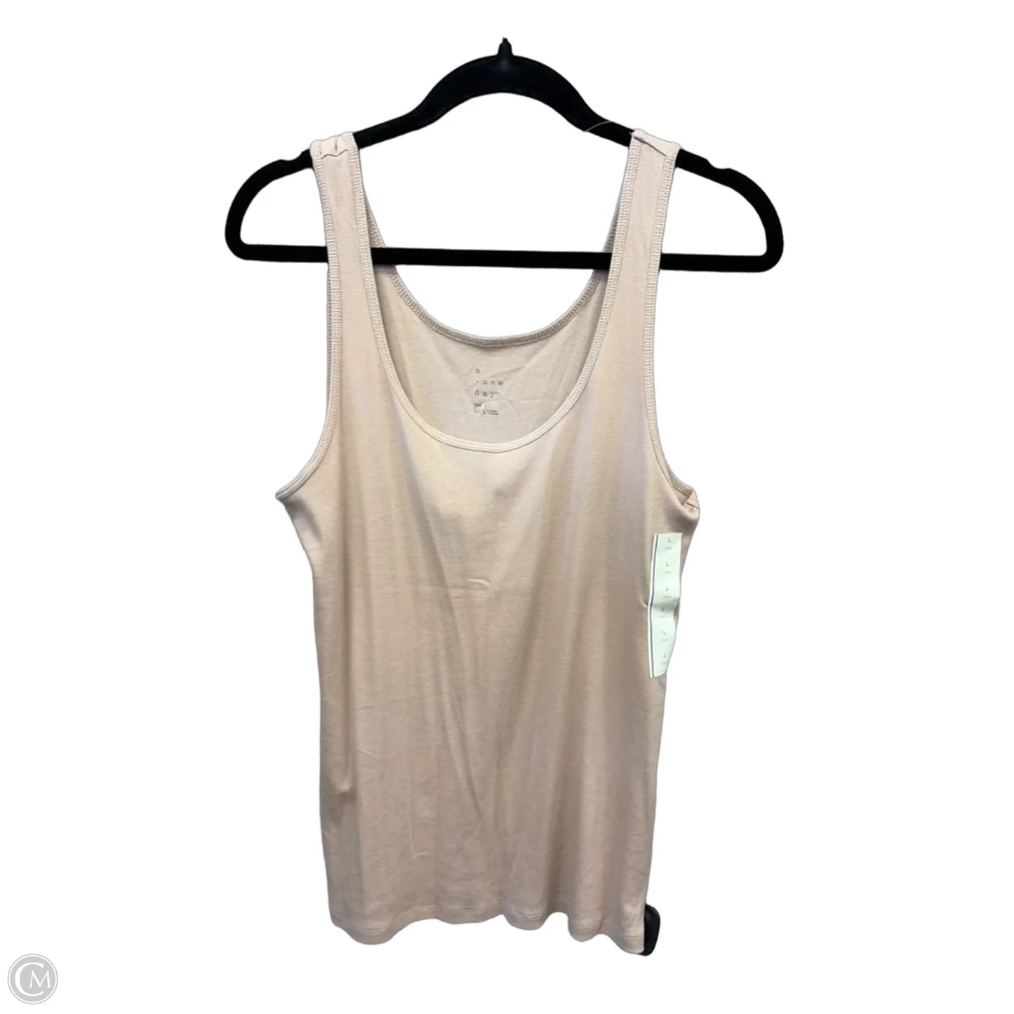 Tank Top By A New Day In Beige, Size: L