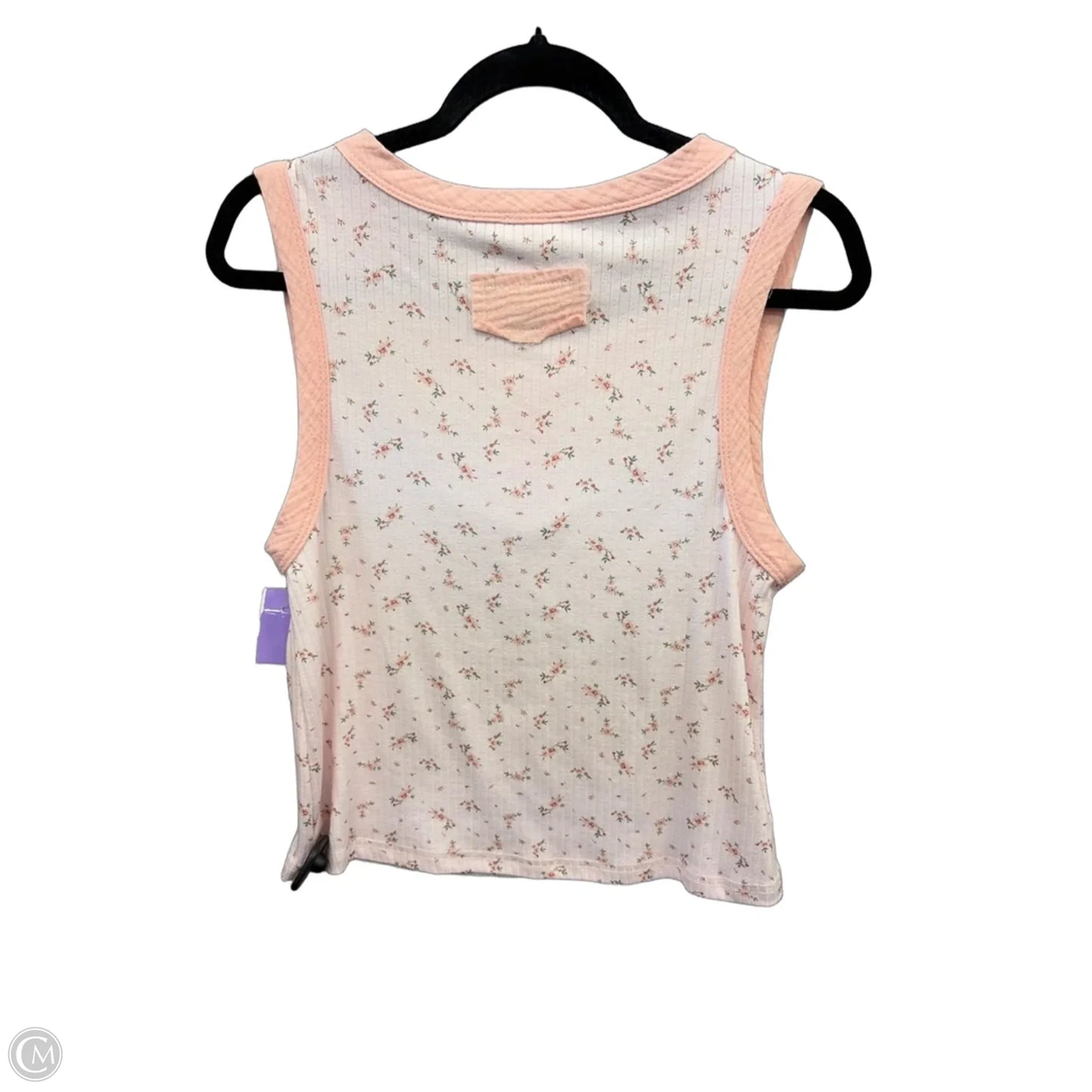 Top Sleeveless By Pol In Pink, Size: L