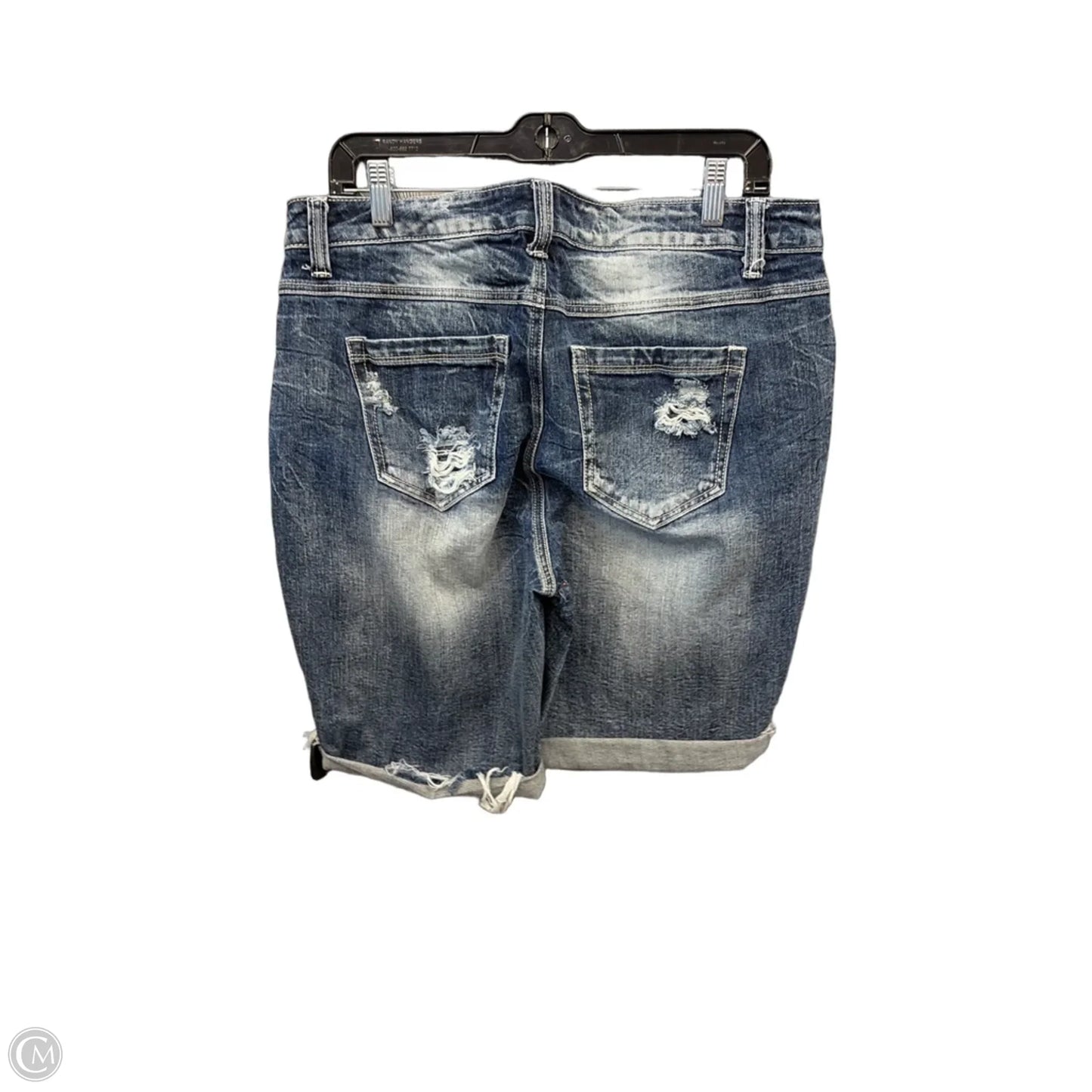 Shorts By Cato In Blue Denim, Size: 14