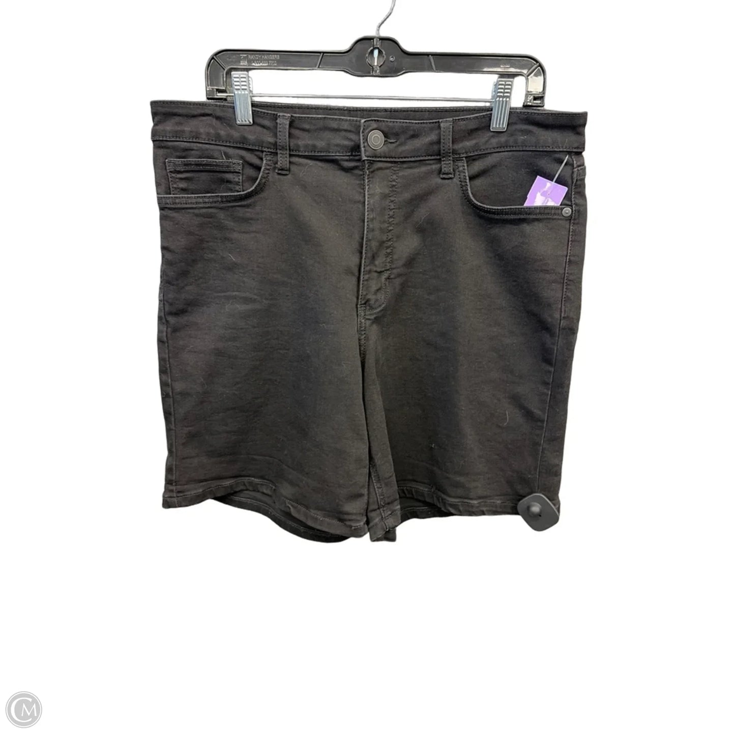 Shorts By Lc Lauren Conrad In Black Denim, Size: 14