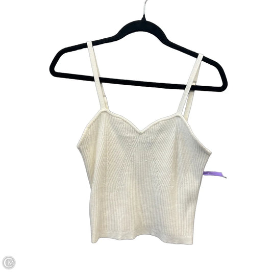 Top Sleeveless By Wild Fable In Cream, Size: L