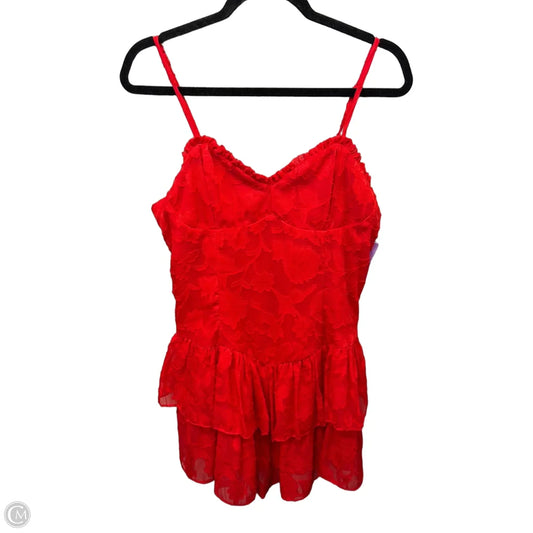 Dress Casual Short By Wild Fable In Red, Size: L