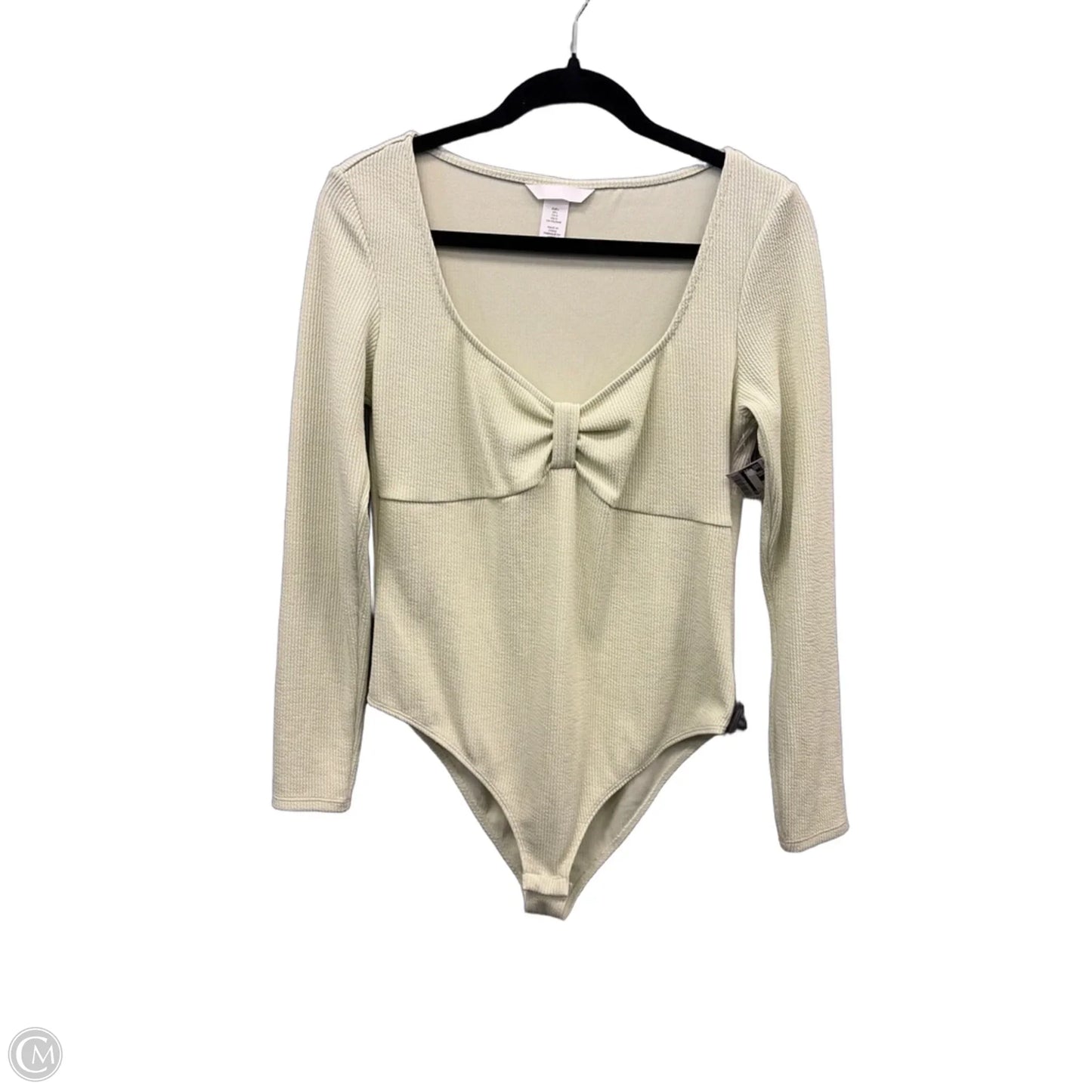 Top Long Sleeve By H&m In Green, Size: L