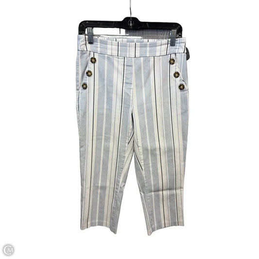 Capris By Clothes Mentor In Striped Pattern, Size: 8