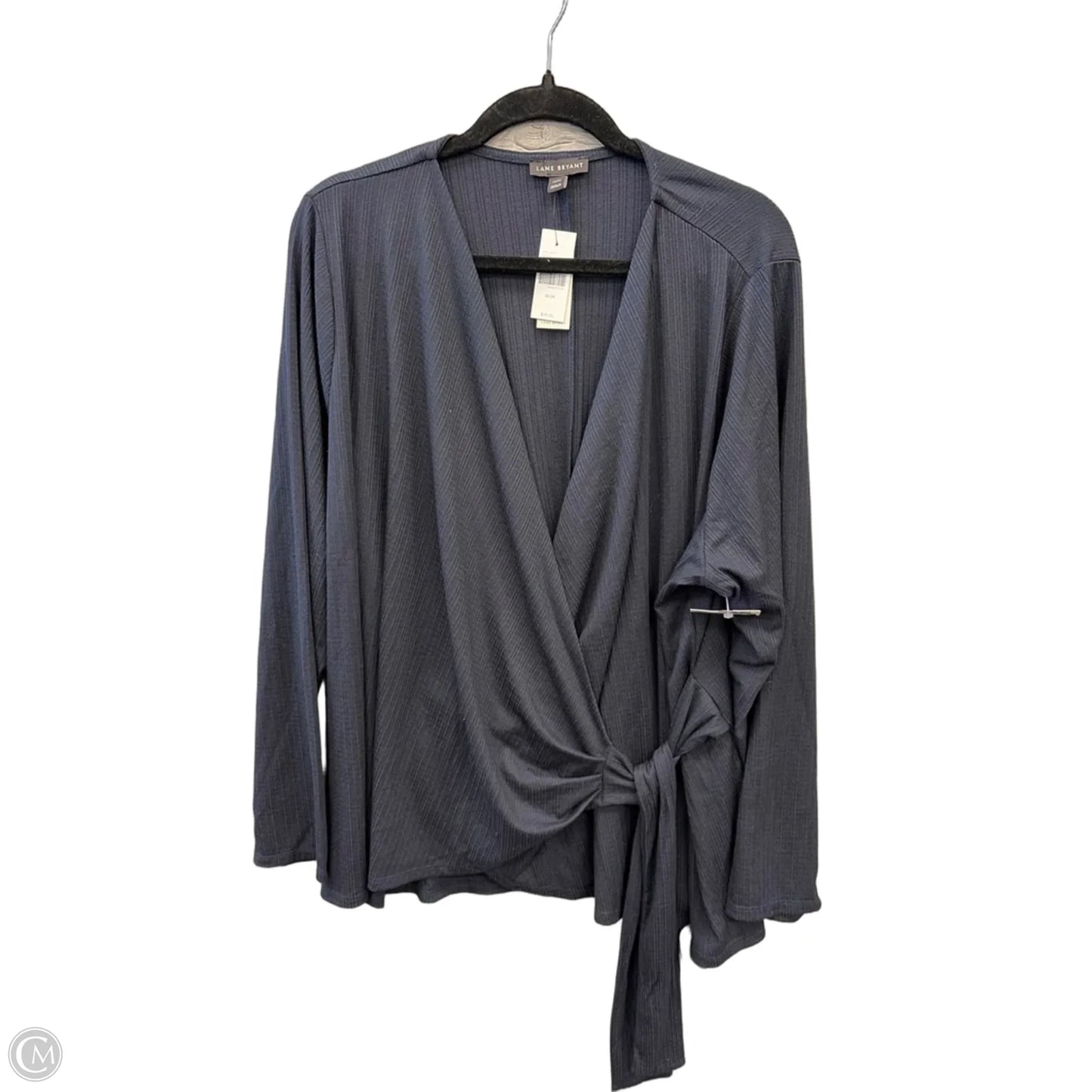 Top Long Sleeve By Lane Bryant In Black, Size: 3x
