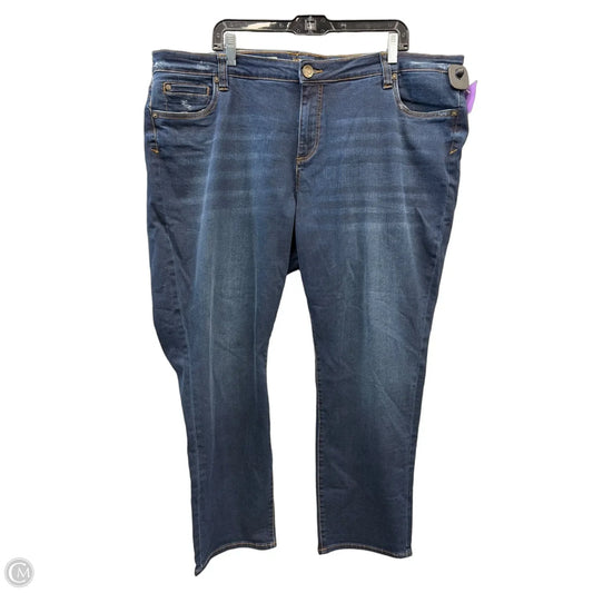 Jeans Boyfriend By Kut In Blue Denim, Size: 22