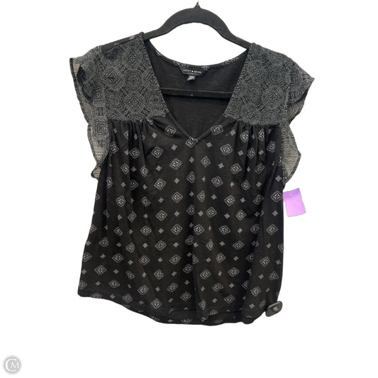 Top Sleeveless By Lucky Brand In Black, Size: M