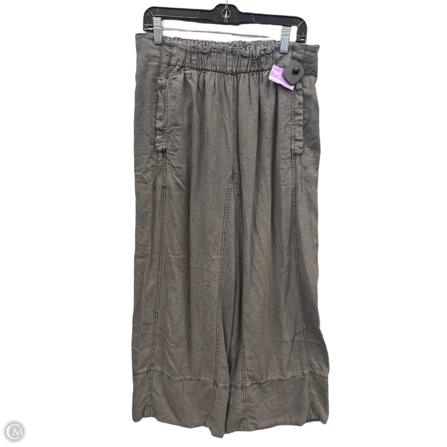 Pants Linen By Free People In Grey, Size: 8