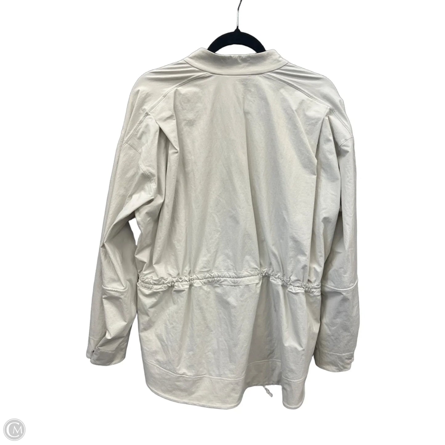 Jacket Windbreaker By Lululemon In Cream, Size: M