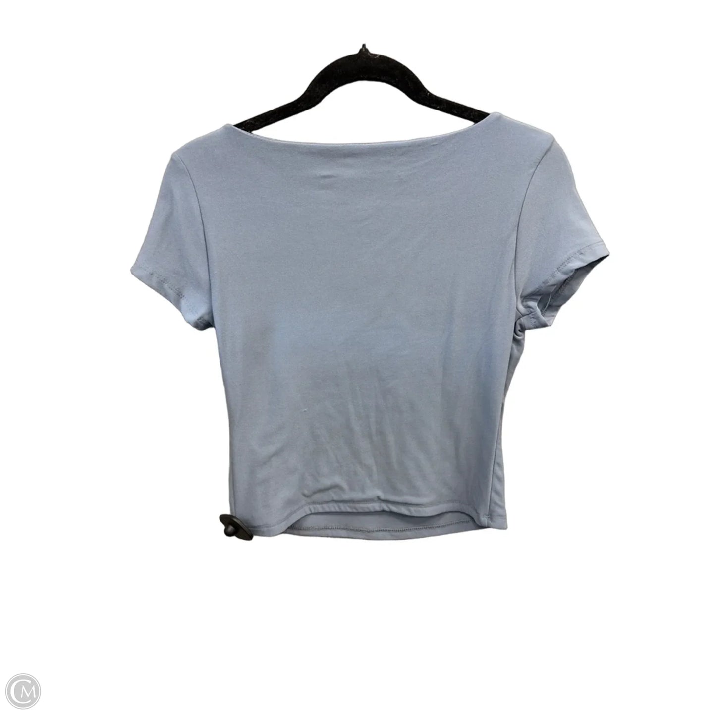 Top Short Sleeve By Pink Rose In Grey, Size: L