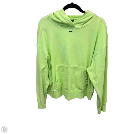 Sweatshirt Hoodie By Nike Apparel In Green, Size: S